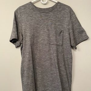 PacSun Pocket Tee Shirt Mens L Large Heather Grey Gray